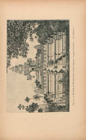 Pyramide de Phi-man-Akas. (D'après Delaporte : Voyage au Cambodge. - Ch. Delagrave.)