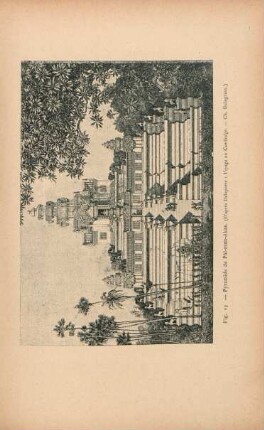 Pyramide de Phi-man-Akas. (D'après Delaporte : Voyage au Cambodge. - Ch. Delagrave.)