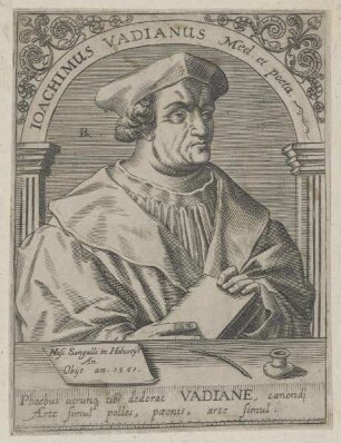 Bildnis des Ioachimus Vadianus