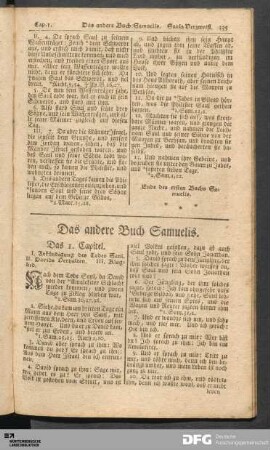 Das andere Buch Samuelis.