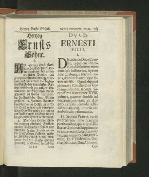 Herzog Ernsts Söhne.