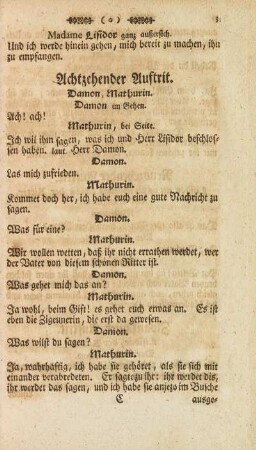 Achtzehender Auftrit