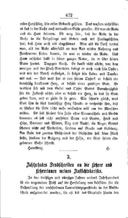 Achtzehntes Sendschreiben an die Lehrer und Lehrerinnen meines Aufsichtskreises
