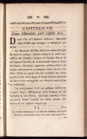 Capitolo VII. Come Mitridate potè resister loro.
