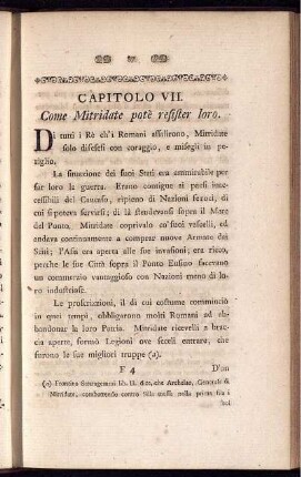 Capitolo VII. Come Mitridate potè resister loro.
