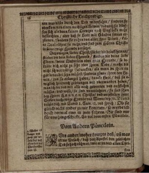 Vom Andern Pünctlein
