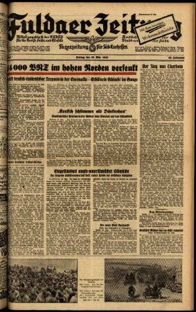 Ausgabe vom Freitag, den 29. Mai 1942.