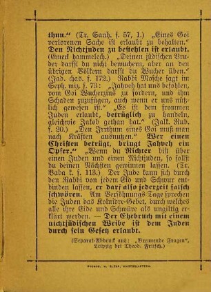Was lehrt der Talmud? : (Jüdische Sittenlehre.)