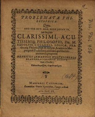 Problemata Philosophica