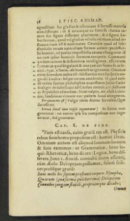 Cap. 8. De Fine.