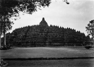 Tempel von Borobudur : Der Tempel von Borobudur.