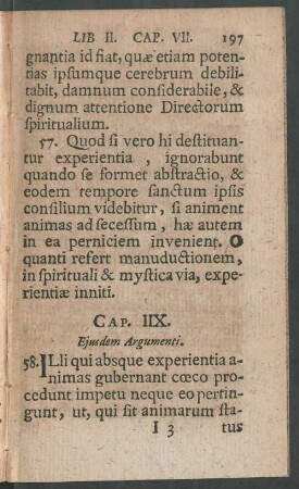 Cap. IIX. Eiusdem Argumenti