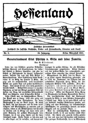 Nr. 5, Erstes März-Heft 1912