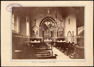 Kath. Kirche St. Marien, Rudolstadt: Innenansicht