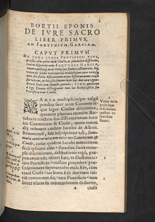 Liber primus.
