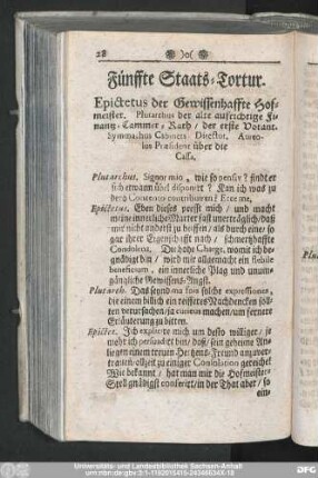 Fünffte Staats-Tortur.
