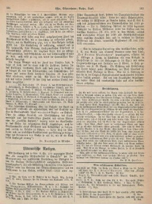 261-264 Literarische Notizen
