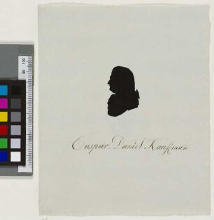 Caspar Daniel Kauffmann : [Schattenriss]