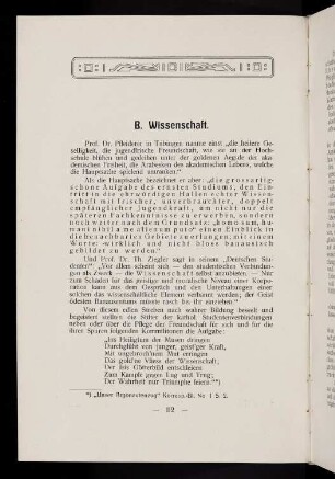 112-139, B. Wissenschaft