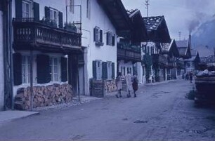 Mittenwald. Ortsstraße