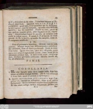 Corollaria.