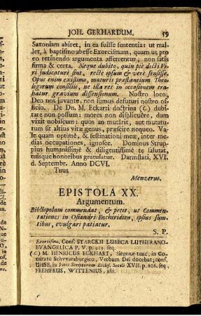 [Epistola XX. - XXIX.]
