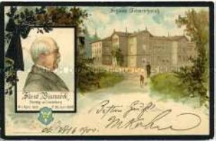 Postkarte zum Tod Bismarcks