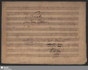 Sonatas - Mus.3480-P-500 : vl (2) - G