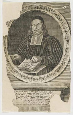 Bildnis des Leonhardus Schoepffius