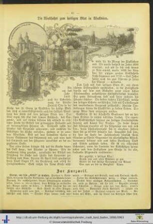 Die Wallfahrt zum heiligen Blut in Walldürn.