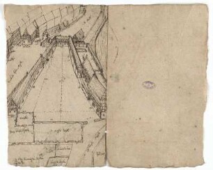 Kassel, Nassauer Hof (recto), Breitenau, ehem. Kloster, westlicher Vorhof (verso)