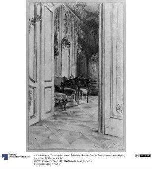 Das Arbeitszimmer Friedrichs des Großen im Potsdamer Stadtschloss