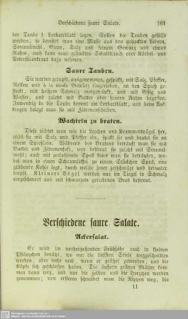 Verschiedene saure Salate