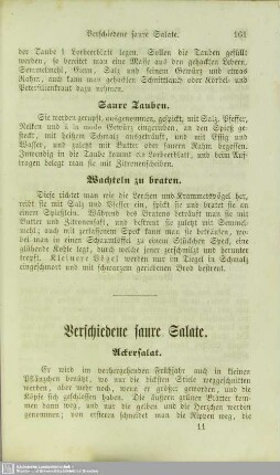 Verschiedene saure Salate