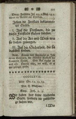 CCCCLXVII. Ueber Ebr. 13, 13. 14.
