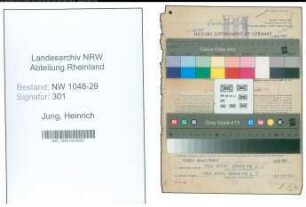 Entnazifizierung Heinrich Jung , geb. 12.04.1899 (Beamter)