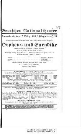 Orpheus und Eurydike