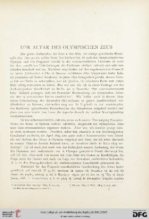 11: Der Altar des olympischen Zeus