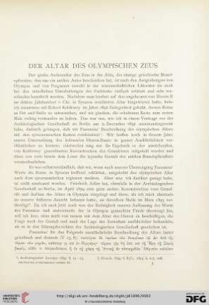 11: Der Altar des olympischen Zeus