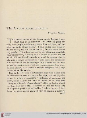 6: The auction room of letters
