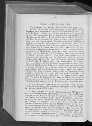 Sitzung am 13. November 1894.