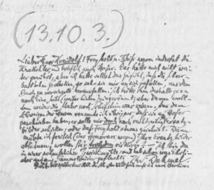 Brief an Ernst Kreidolf