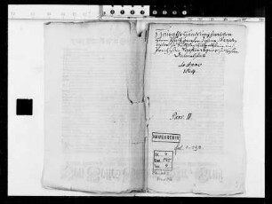 . Heiratsverhandlungen zwischen Pfalzgraf Johann Friedrich v. Sulzbach-Hilpoltstein und Landgräfin Sophie Agnes: Band 2