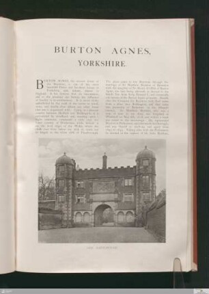 Burton Agnes, Yorkshire