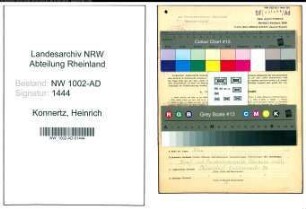 Entnazifizierung Heinrich Konnertz, geb. 02.09.1908 (Angest.)