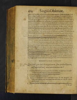 Observatio LXXXII. Quae causae per iuris denegationem, siue protractionem, ad Imperialem Cameram deuoluantur?