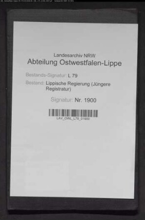Rechnung der Leihekasse 1906