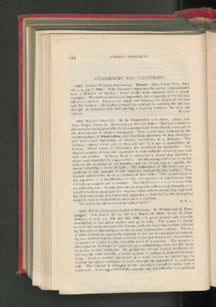 Telegraphy And Telephony.