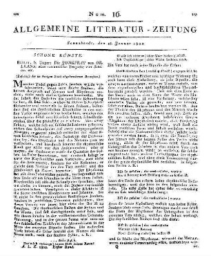 Schiller, F.: Die Jungfrau von Orleans etc. (Beschluß der im vorigen Stück abgebrochenen Recension.)