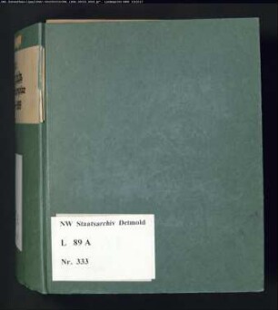 Gogerichtsregister Amt Varenholz